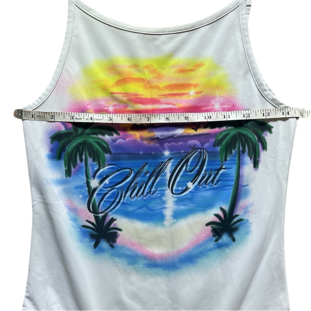Forever 21 "Chill Out" Island Graphic Bodysuit - Multicolor - Picture 4 of 11